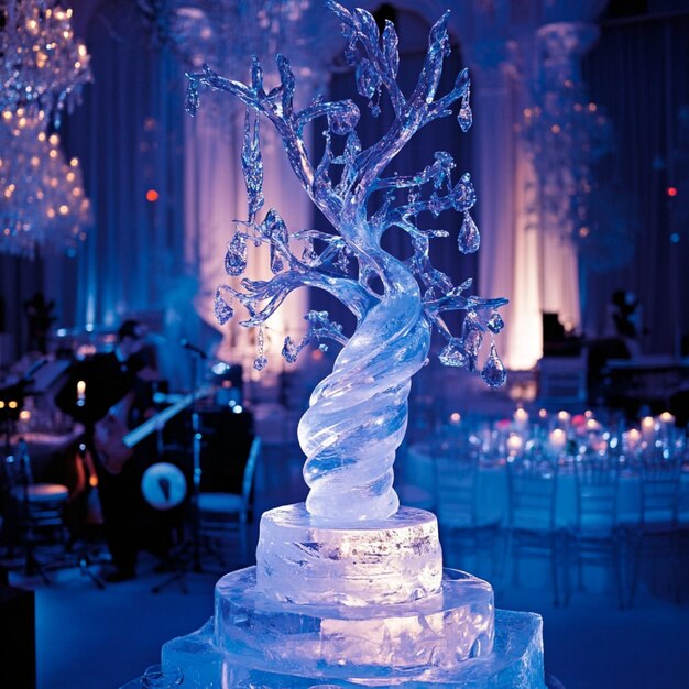 2026 Wedding Ice Sculpture Trends: AI-Designed Frozen Art Taking Over Summer Ceremonies
