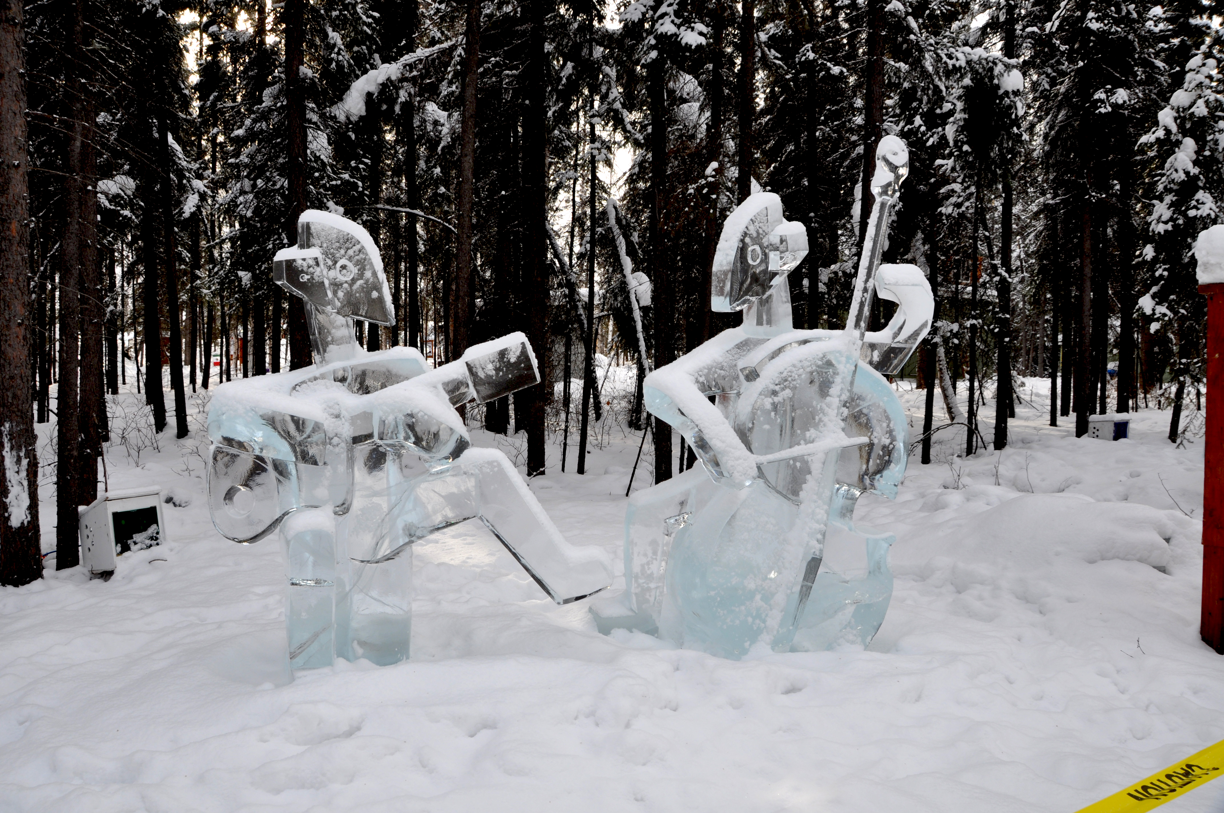 Ice Alaska sculptures