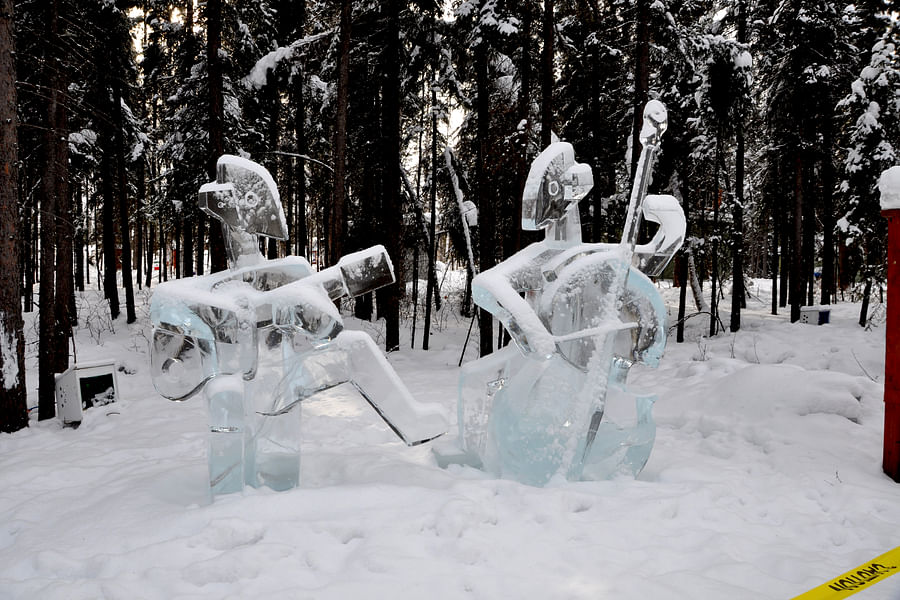 Ice Alaska sculptures