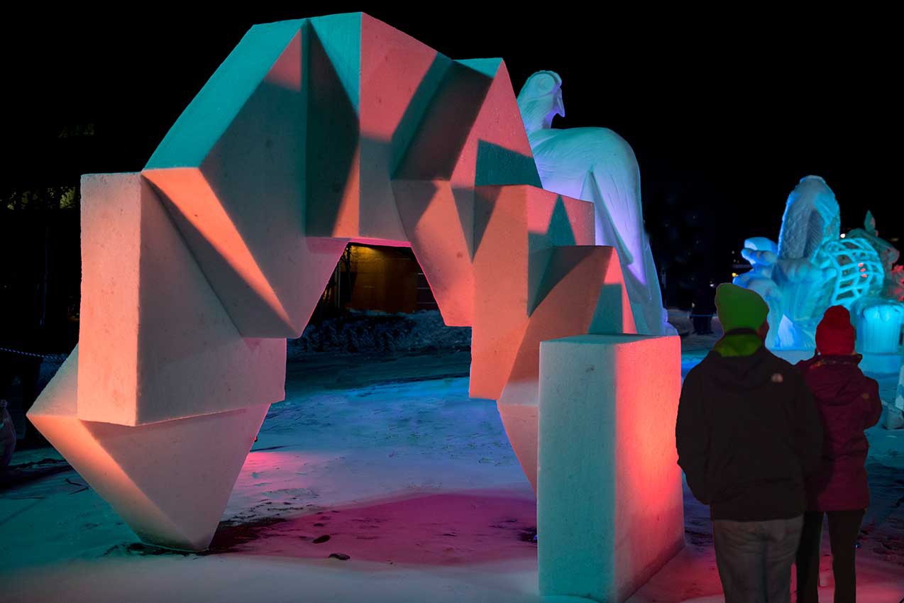 Valloire Ice and Snow Sculpture Festival