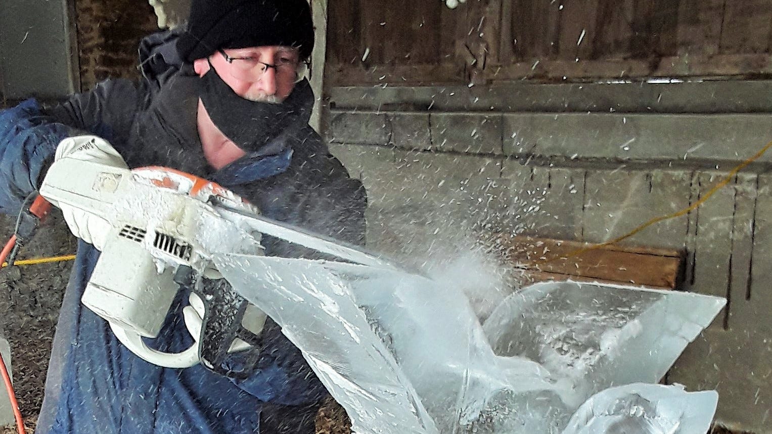 ice sculpting Dremel tool