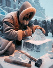 Behind the Scenes: The Life of an Ice Sculptor at the Holland Ice Festival