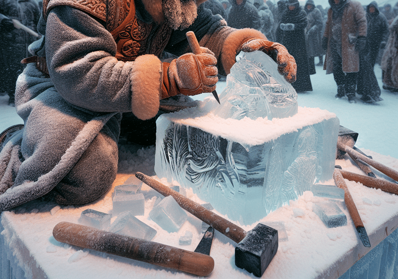 Behind the Scenes: The Life of an Ice Sculptor at the Holland Ice Festival