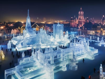 Capture the Magic of Holland Ice Festival: An Unforgettable Ice Sculpture Extravaganza