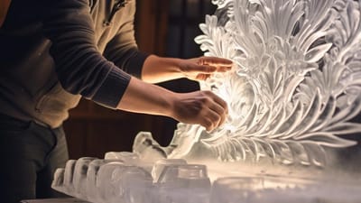 Crafting Elegance: A Closer Look into the Art of Carving Wedding Ice Sculptures