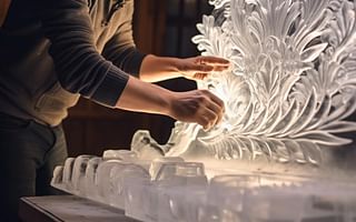 Crafting Elegance: A Closer Look into the Art of Carving Wedding Ice Sculptures