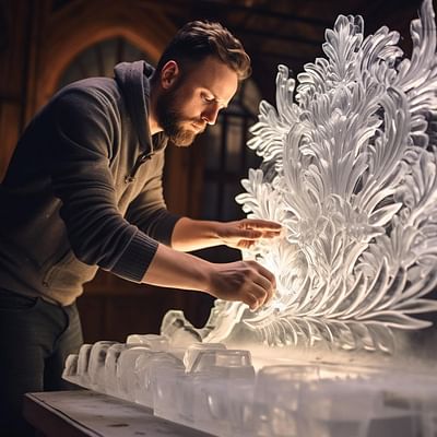 Crafting Elegance: A Closer Look into the Art of Carving Wedding Ice Sculptures