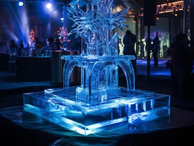 Creating a Cool Atmosphere: The Rising Trend of Ice Sculpture Fountains at Events