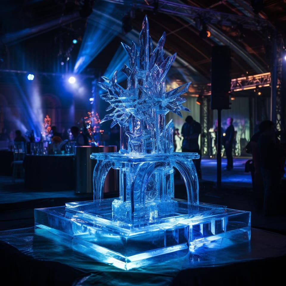 Creating a Cool Atmosphere: The Rising Trend of Ice Sculpture Fountains at Events