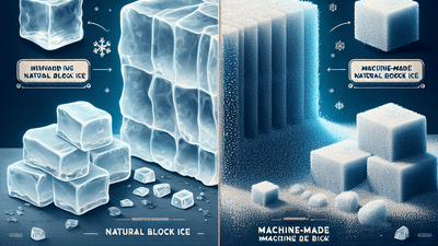 Ice Blocks Unveiled: The Key Differences Between Machine-made and Natural Block Ice