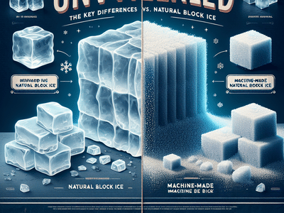 Ice Blocks Unveiled: The Key Differences Between Machine-made and Natural Block Ice