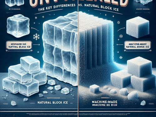 Ice Blocks Unveiled: The Key Differences Between Machine-made and Natural Block Ice