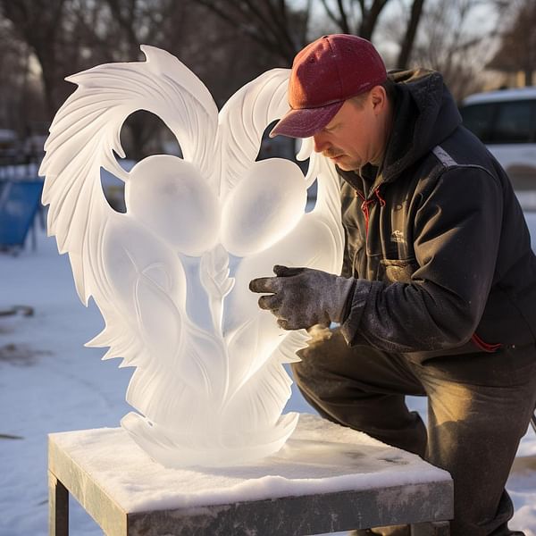 DIY Ice Sculpture: Swan Mold
