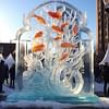 Remarkable Ice Sculptures in Detroit: A Visual Feast