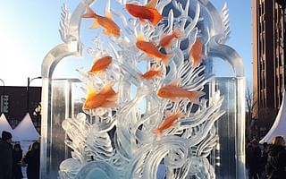 Remarkable Ice Sculptures in Detroit: A Visual Feast