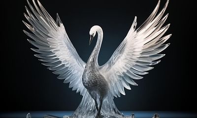 Swan Ice Sculpture: Symbol of Grace and Elegance for Your Event
