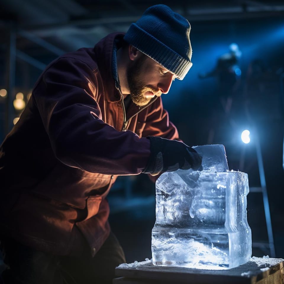 Transforming a Block of Ice: Inside an Ice Sculpting Class