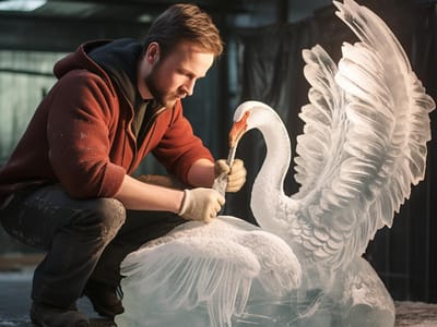 Unlock the Secrets of Swan Ice Sculptures: From Design to Execution