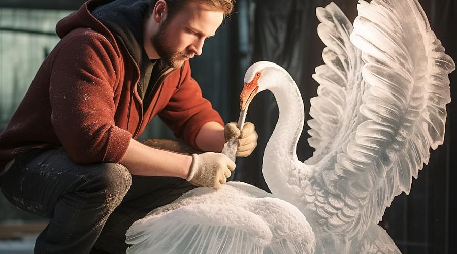 Unlock the Secrets of Swan Ice Sculptures: From Design to Execution