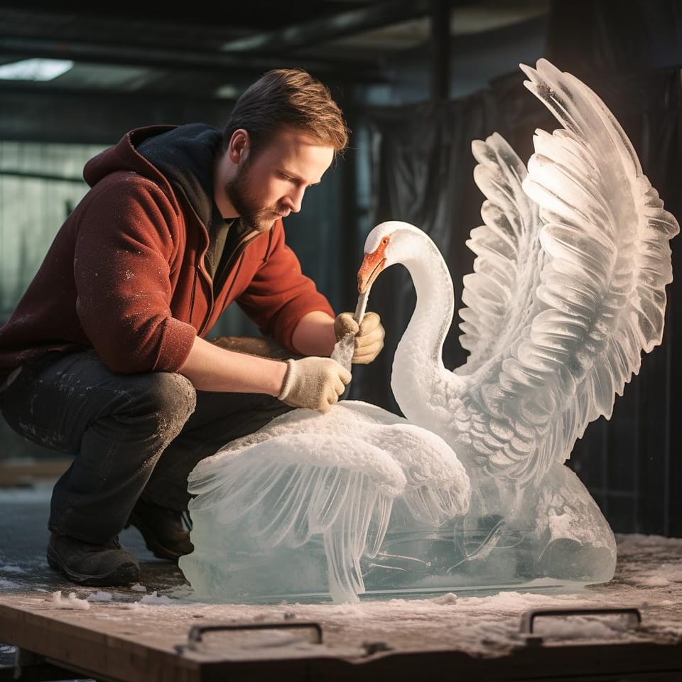 Unlock the Secrets of Swan Ice Sculptures: From Design to Execution