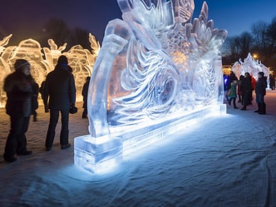 Unveiling the Magic of Ice Sculptures at Holland Ice Festival