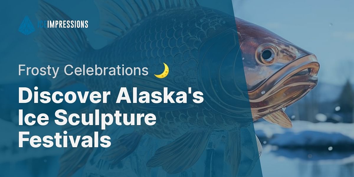 What are the prominent festivals in Alaska featuring ice sculptures?