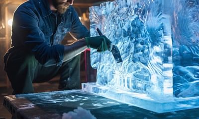 How can I create complex ice sculptures as indicated in...?