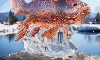 What are the prominent festivals in Alaska featuring ice sculptures?