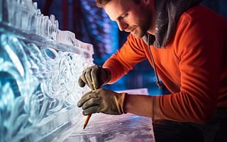 Why are first impressions so important in the world of ice sculpting?
